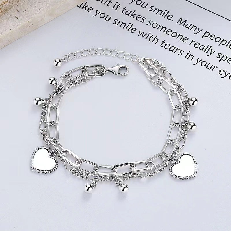 Custom name double bracelets