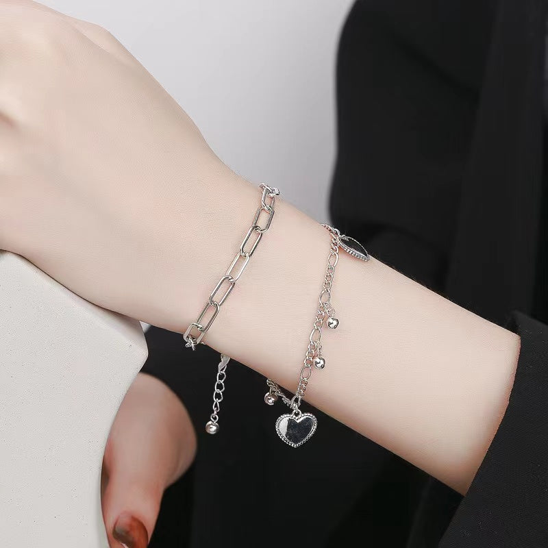 Custom name double bracelets