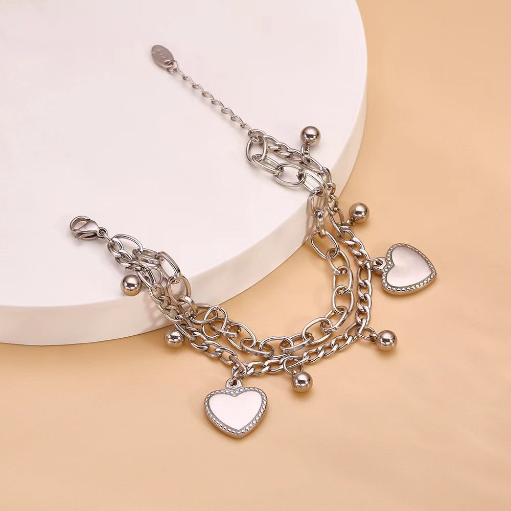 Custom name double bracelets